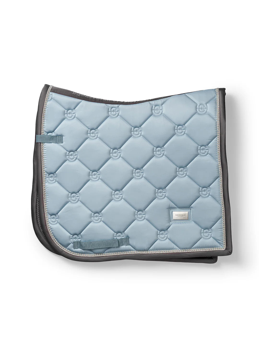 Equestrian Stockholm Dressage Saddle Pad Ice Blue Pearl
