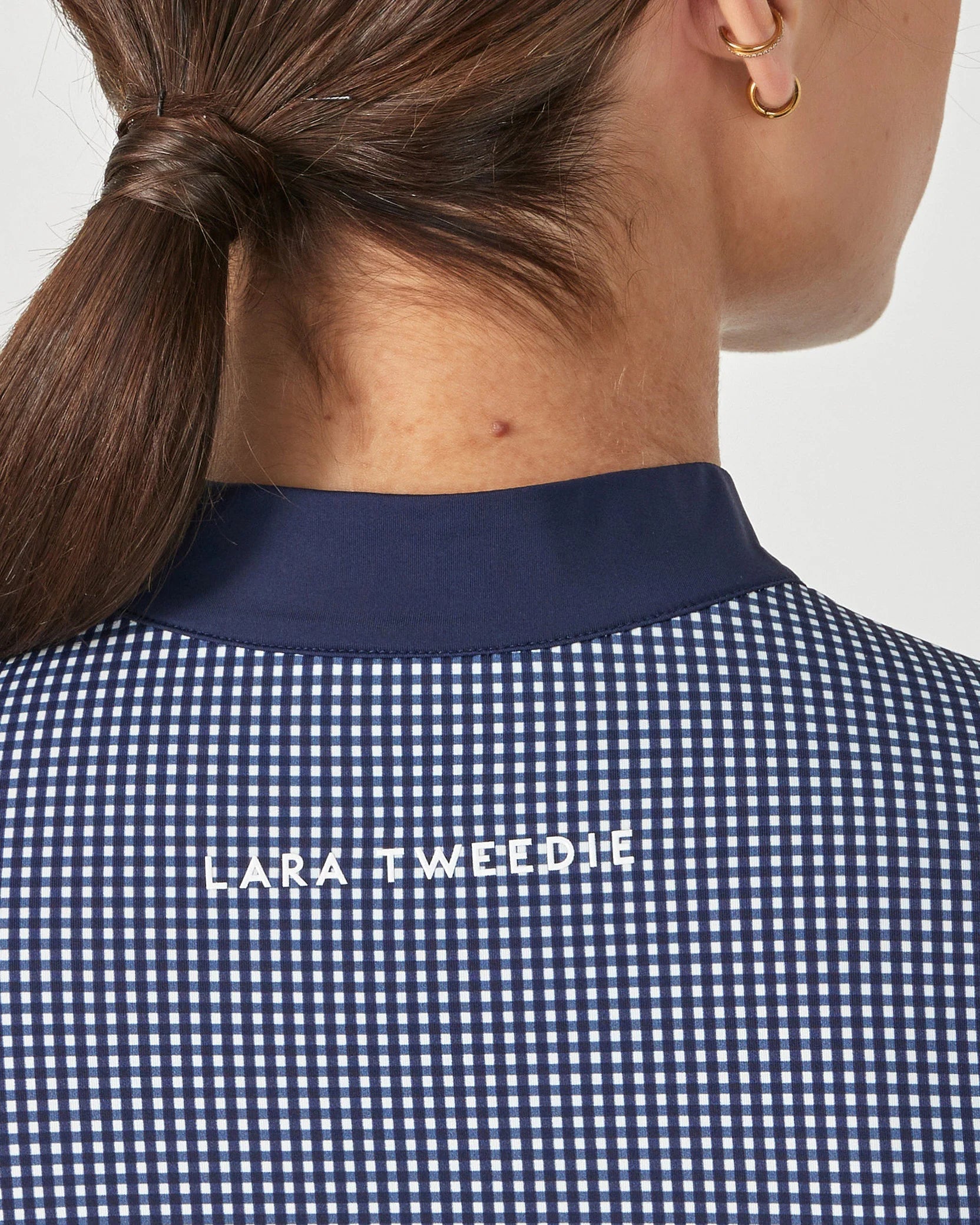 Lara Tweedie Mini Check Training Top Short Sleeve