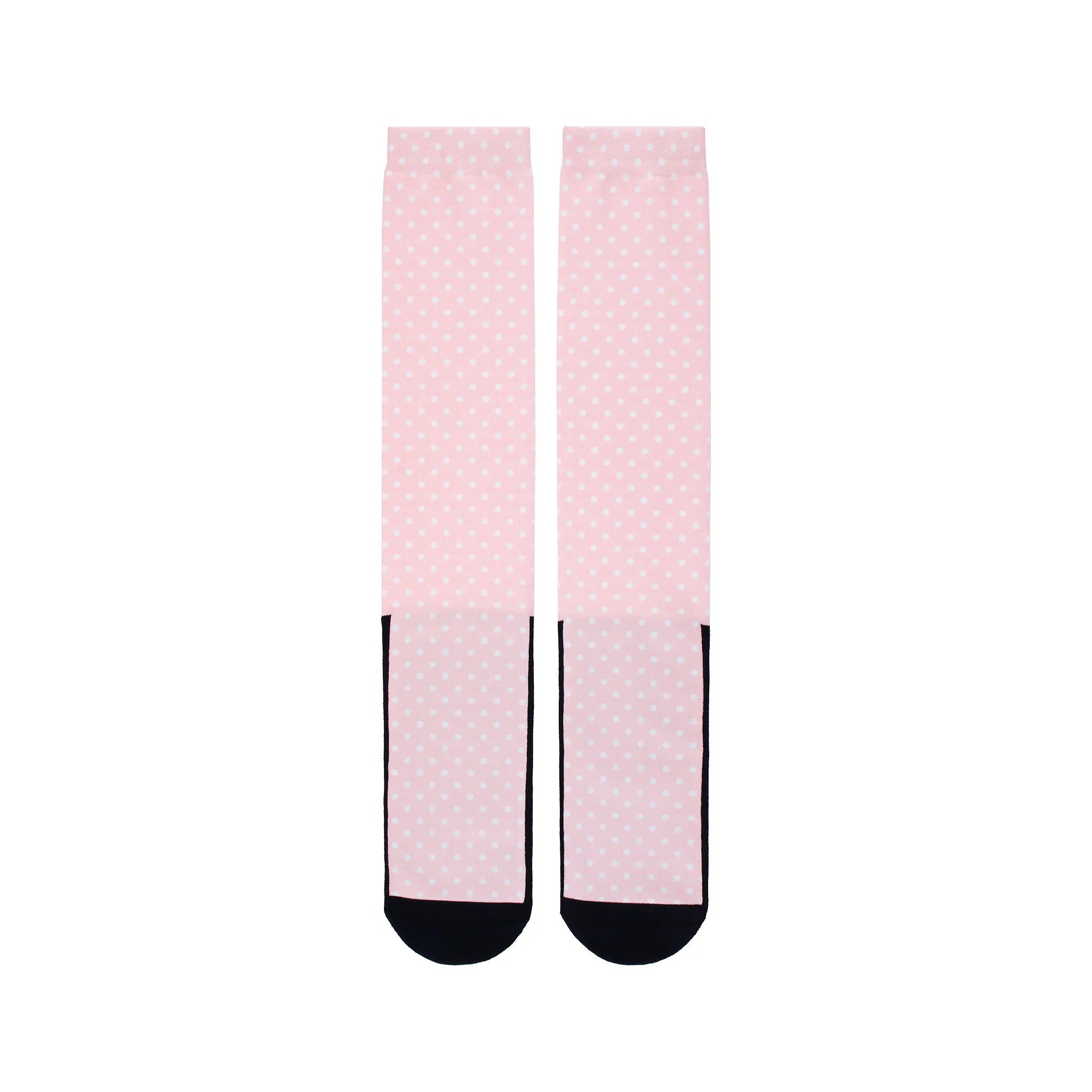Lara Tweedie Pink Polka Dot Riding Socks