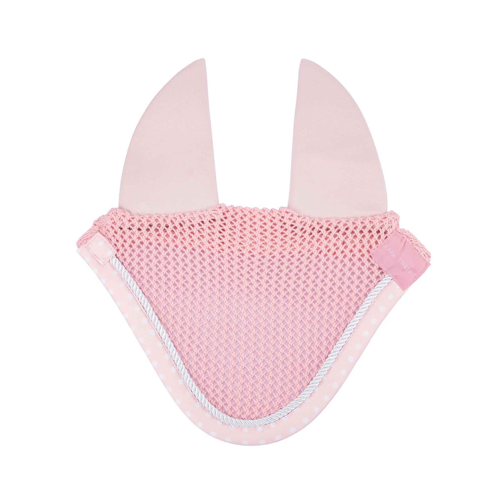 Lara Tweedie Pink Polka Dot Ear Bonnet