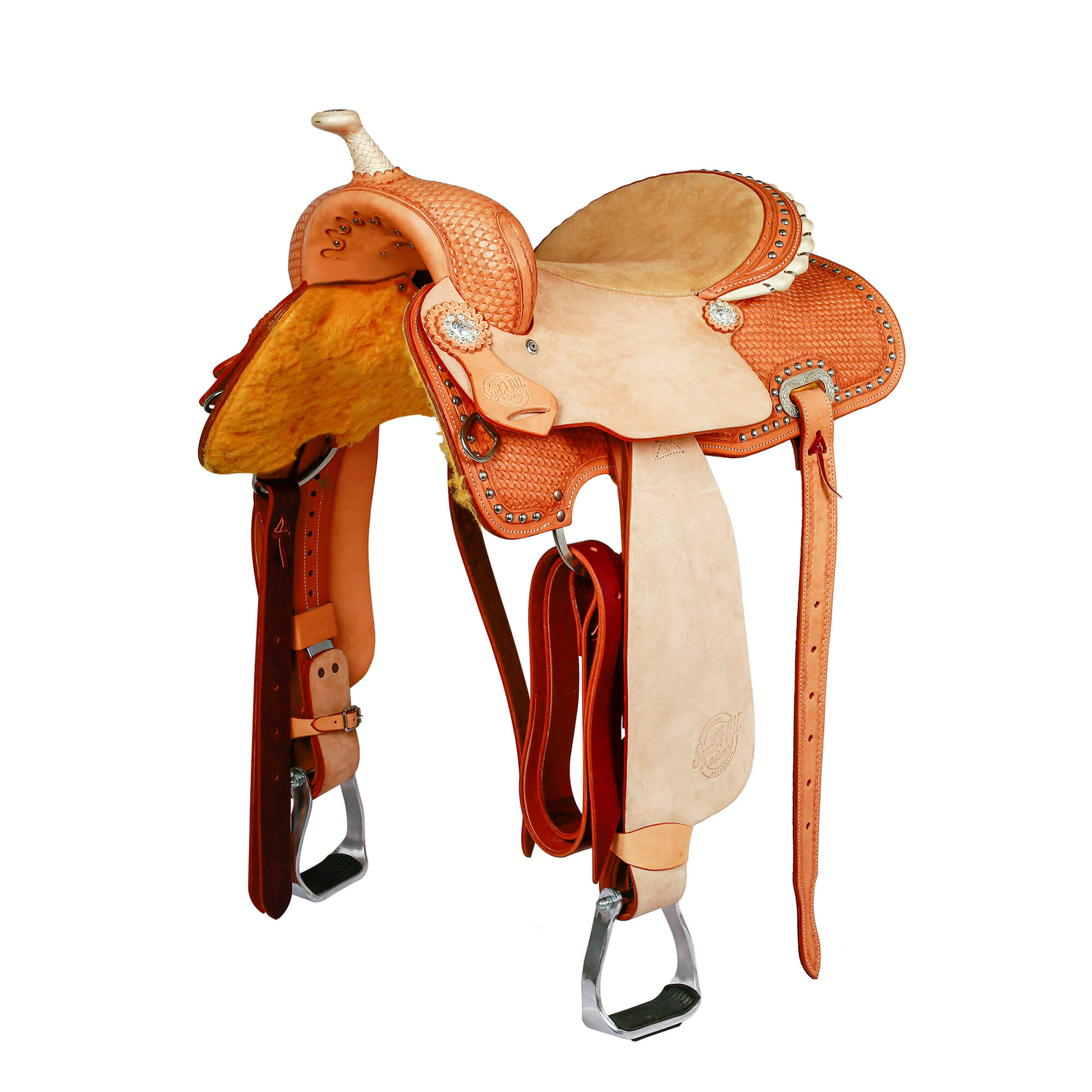 Syd Hill Crosby Barrel Western Saddle