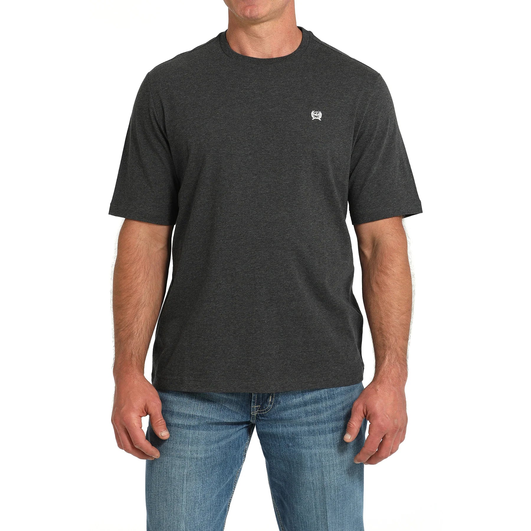 Cinch Mens Solid Logo T Shirt