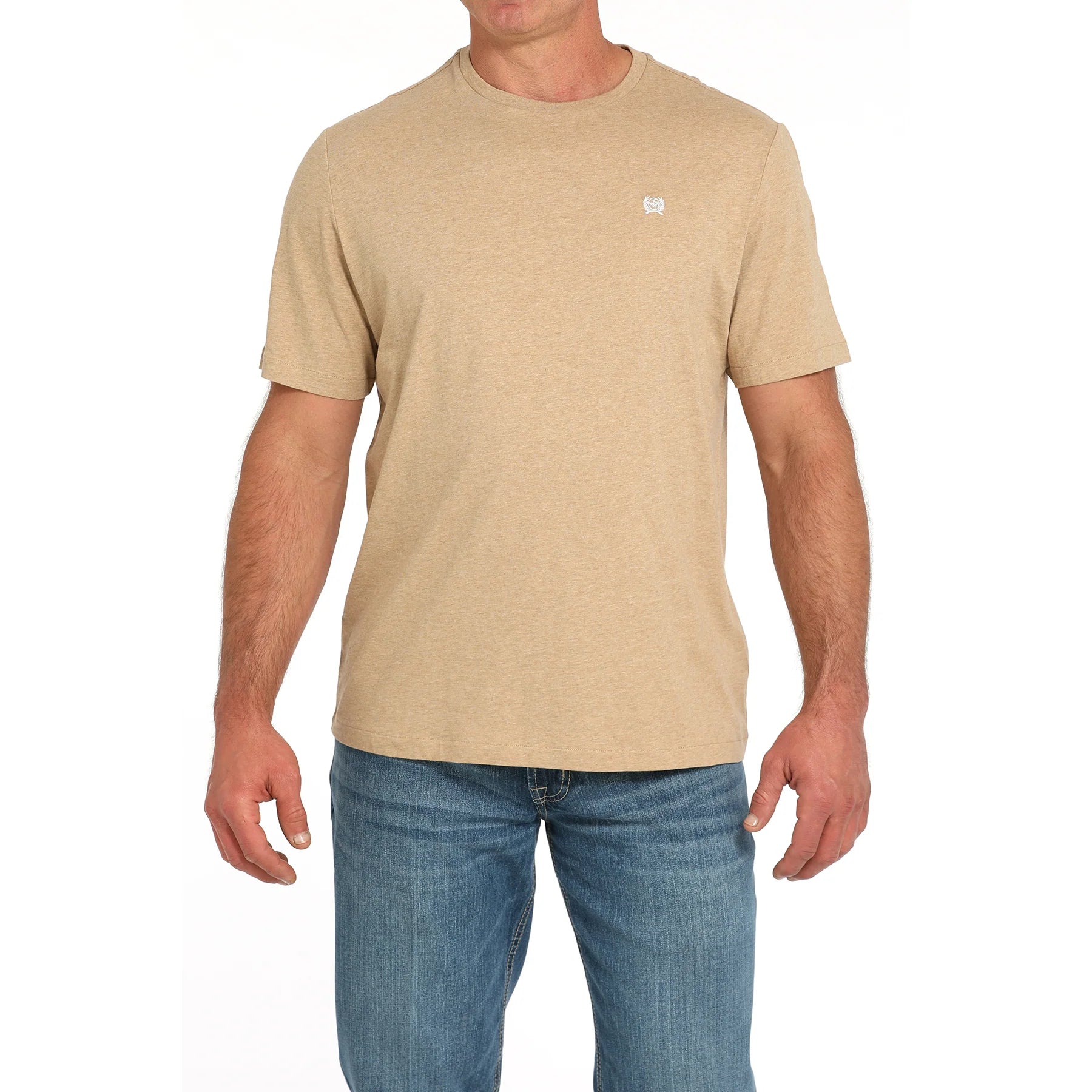 Cinch Mens Solid Logo T Shirt