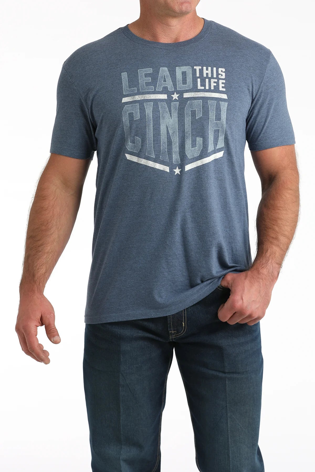 Cinch Graphic Tee Blue