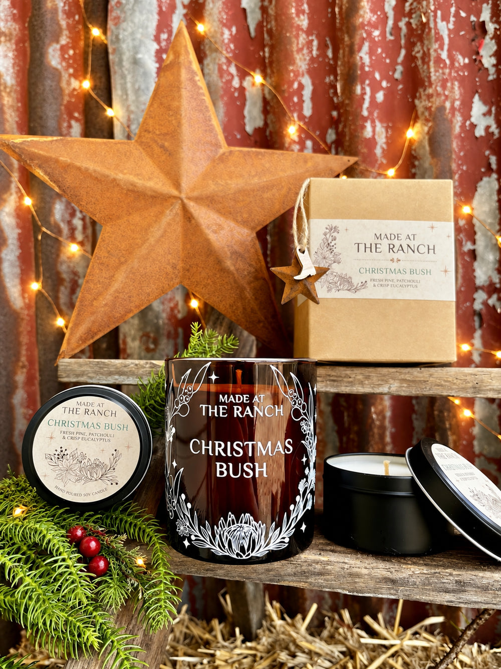 Made at the Ranch Christmas Candle