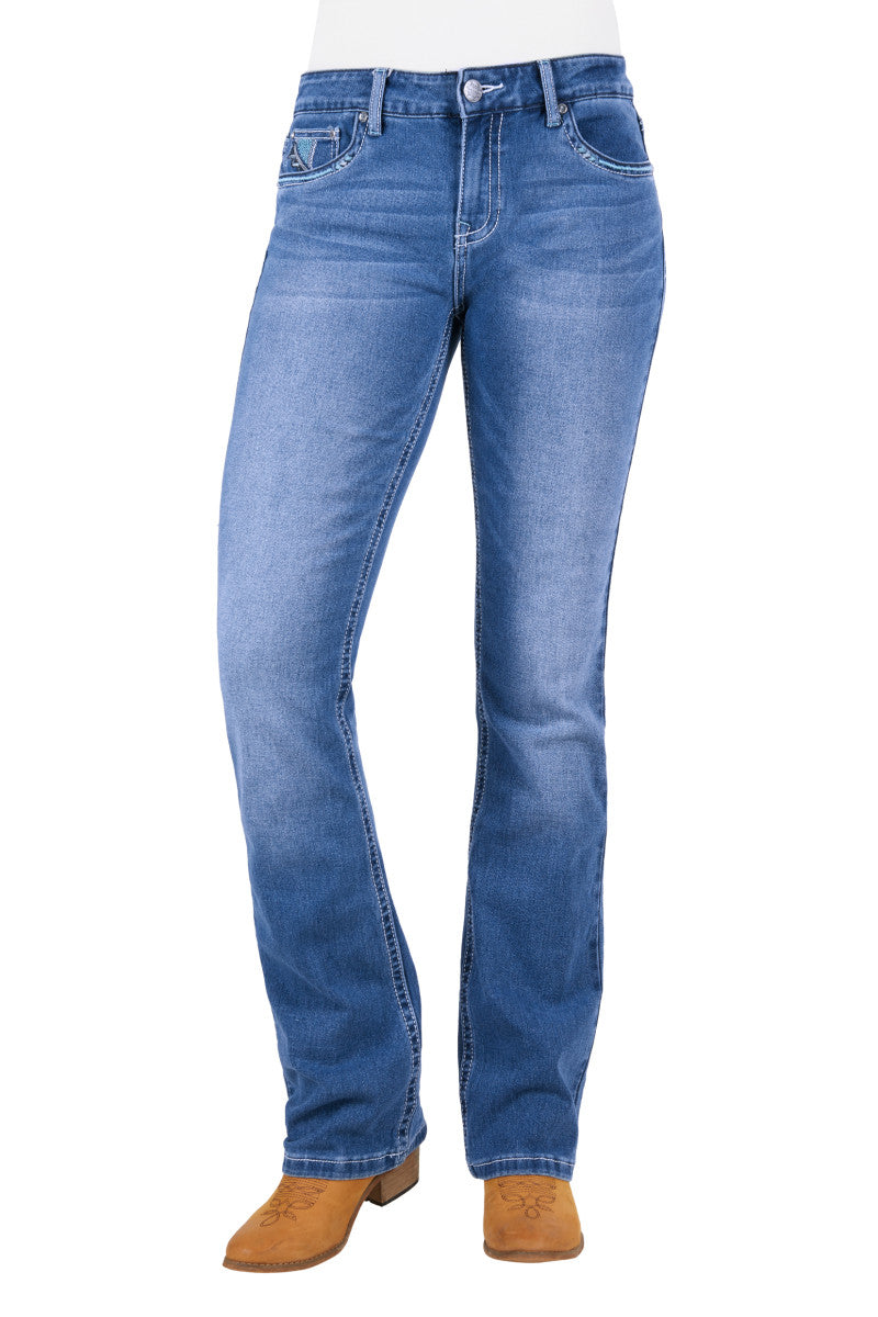 Pure Western Womens Ziggy Boot Cut Jean