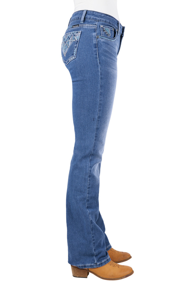 Pure Western Womens Ziggy Boot Cut Jean