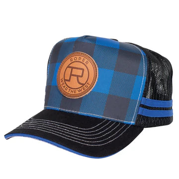 Roper Trucker Cap Cobalt