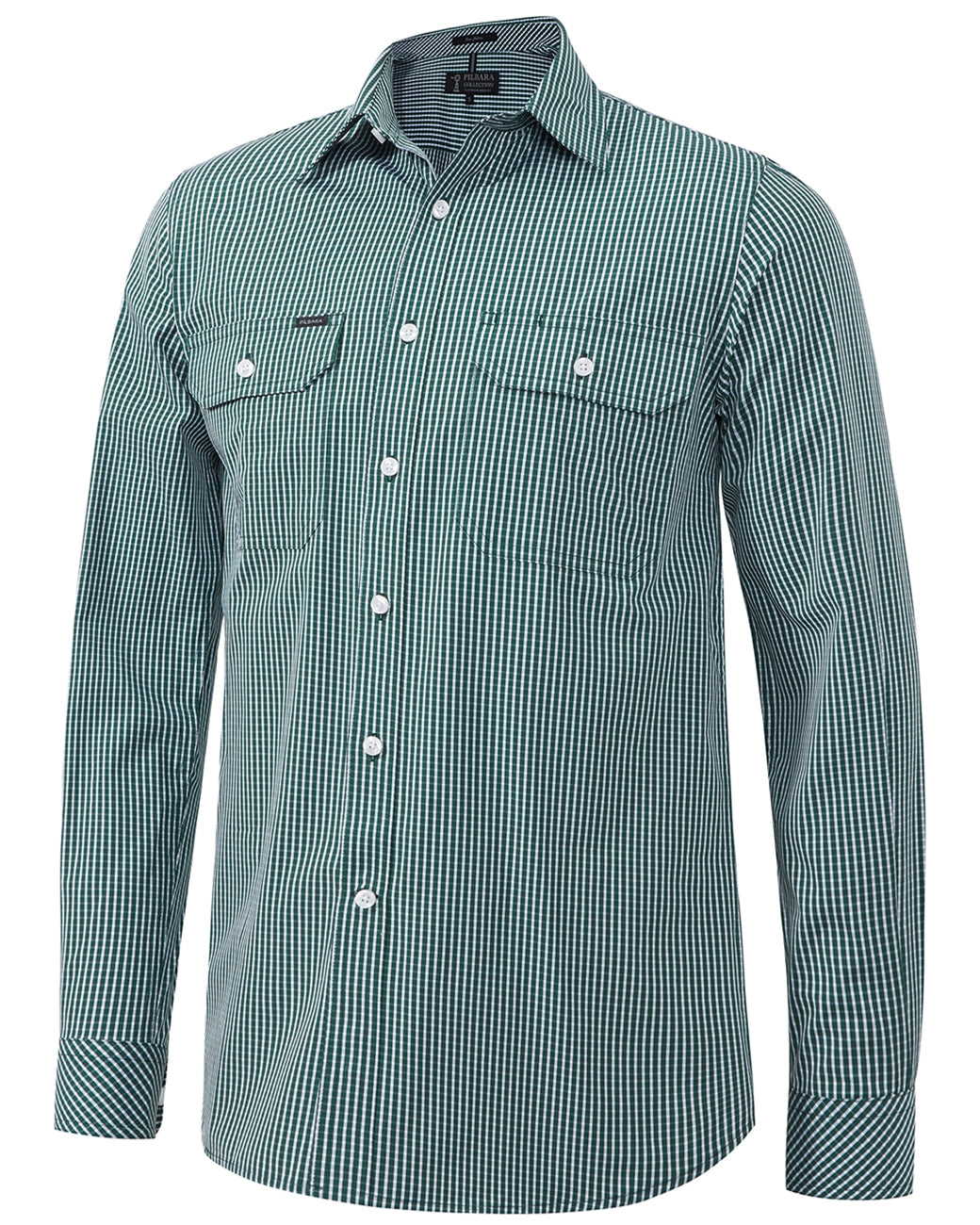 Pilbara Men's Long Sleeve Shirt Double Pockets