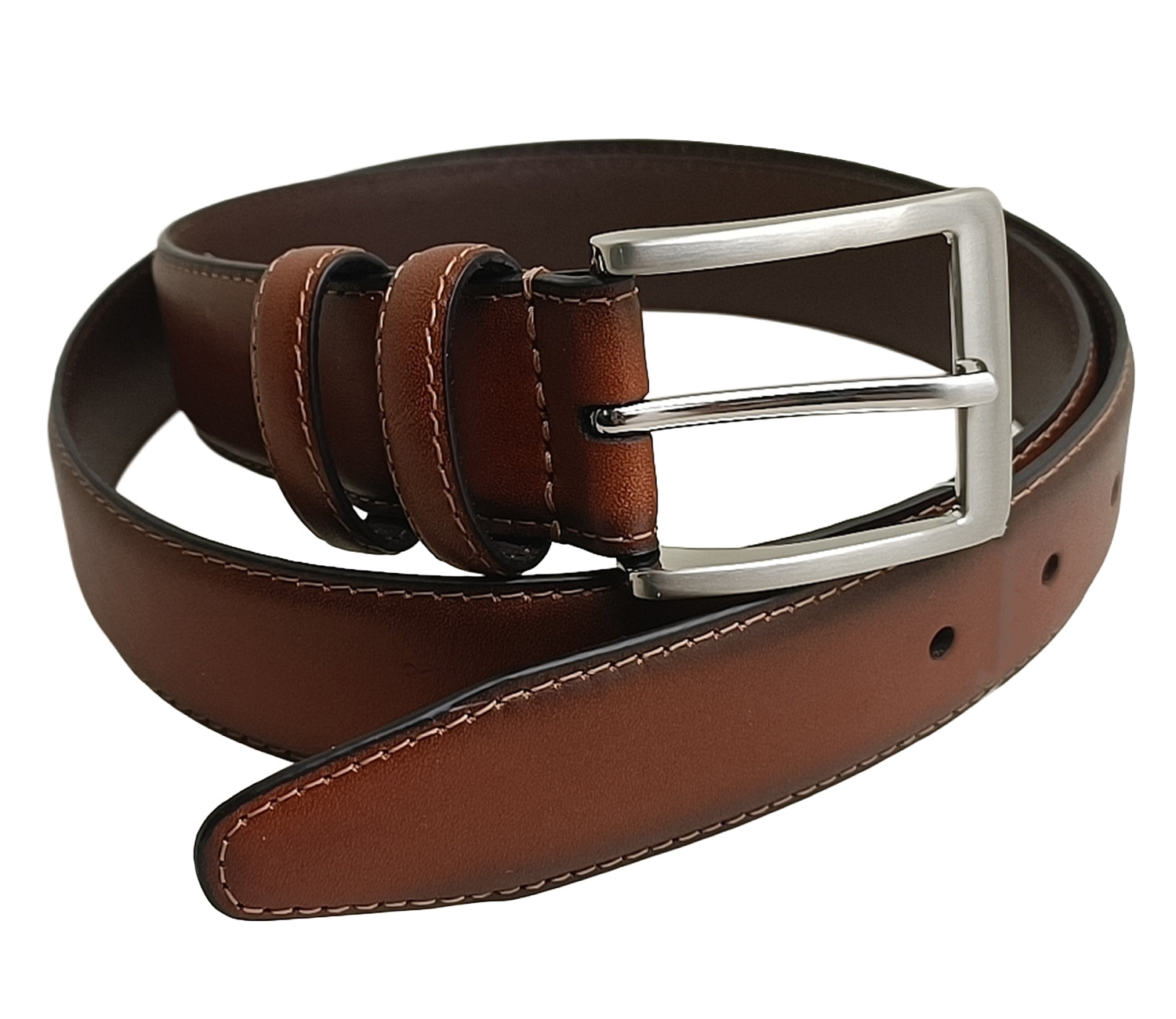 Pilbara Statesman Leather Belt Vintage Brown
