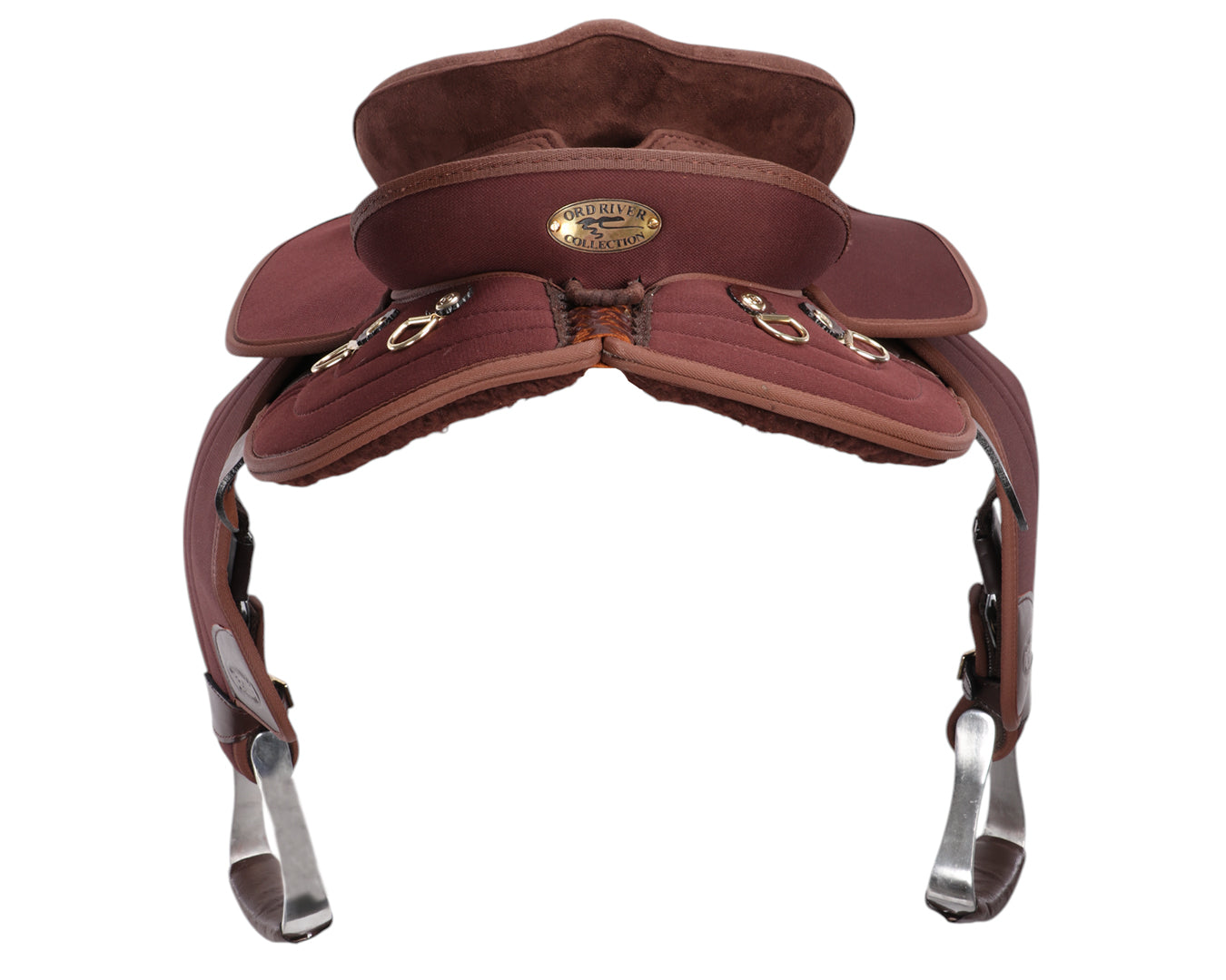 Ord River Synthetic Junior Half Breed Saddle 13" - Brown