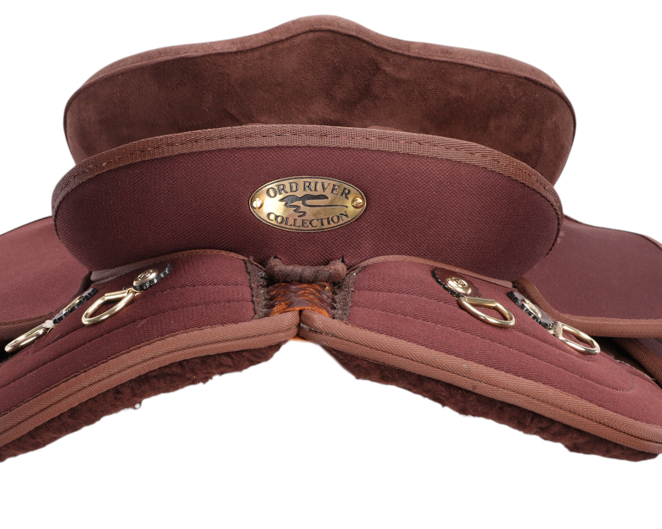 Ord River Synthetic Junior Half Breed Saddle 13" - Brown