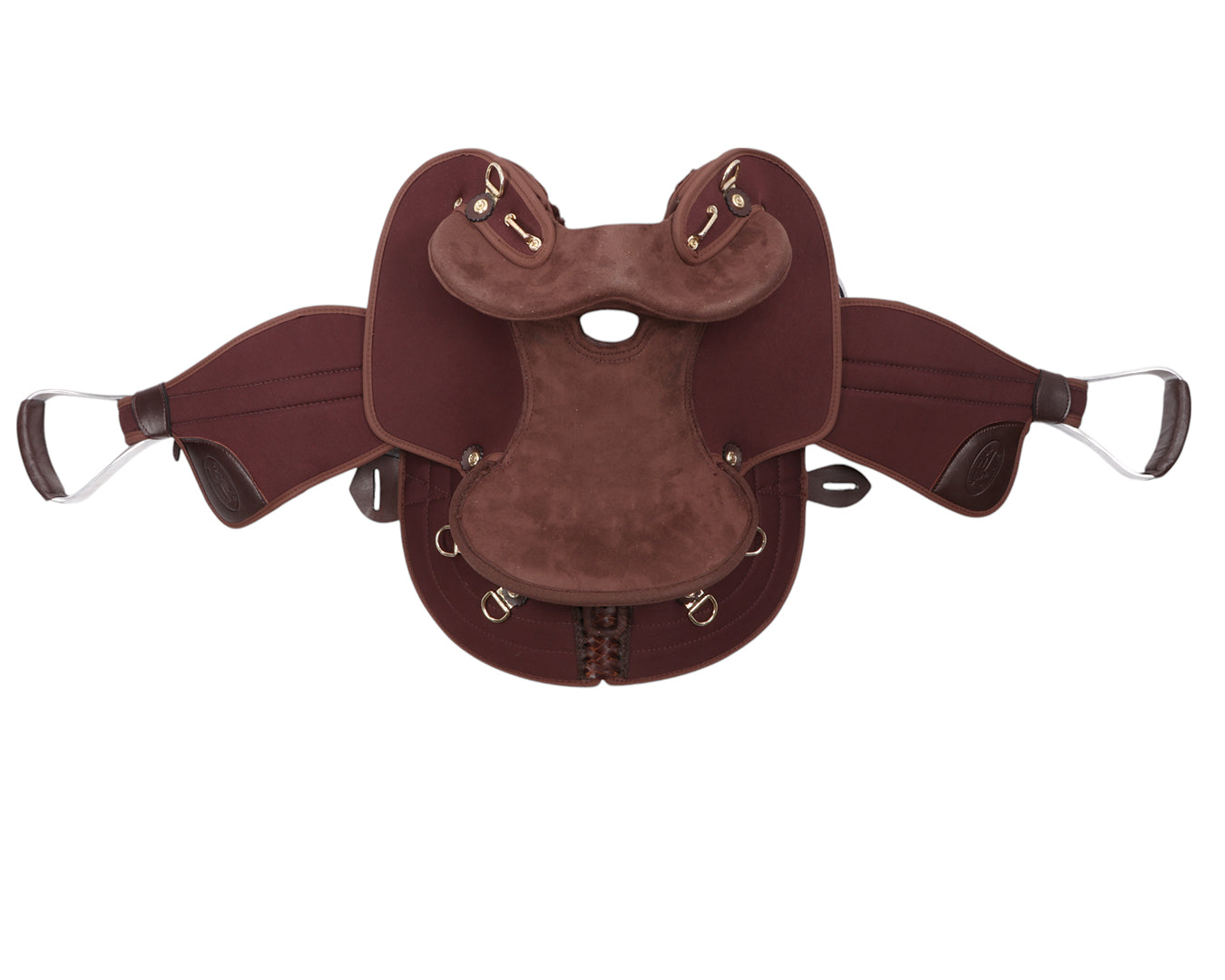 Ord River Synthetic Junior Half Breed Saddle 13" - Brown