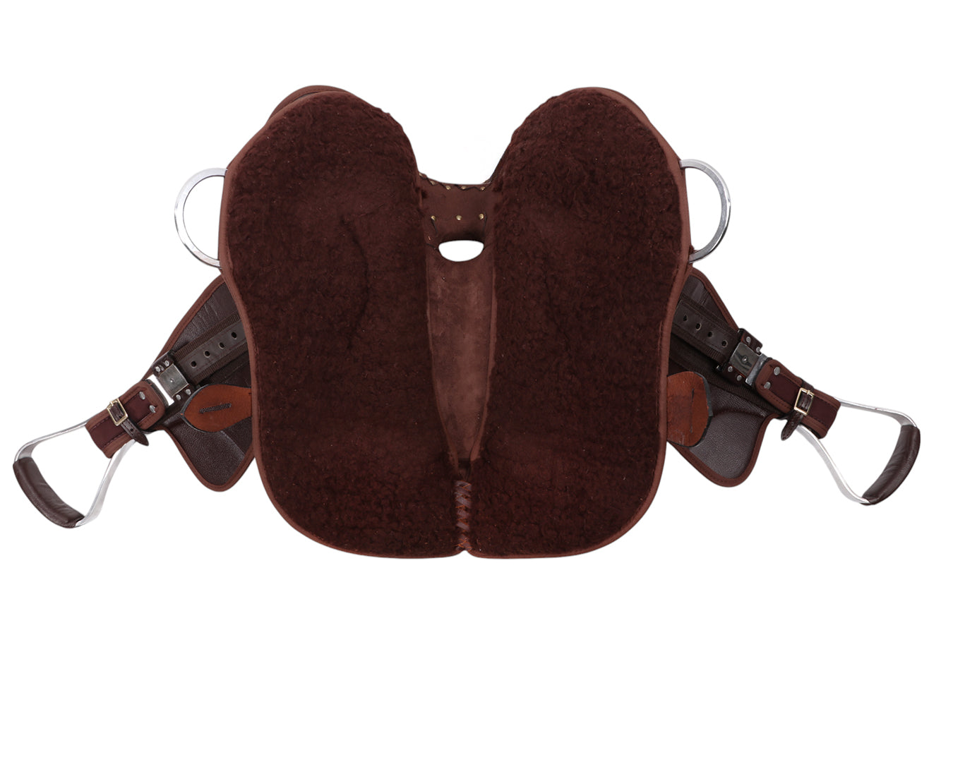 Ord River Synthetic Junior Half Breed Saddle 13" - Brown