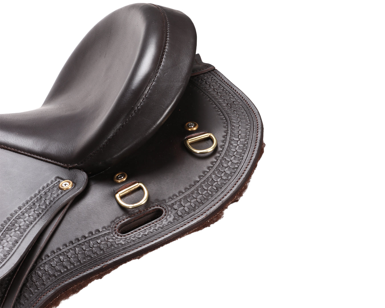 Ord River Swinging Fender Tooled Saddle with Adjustable Gullet