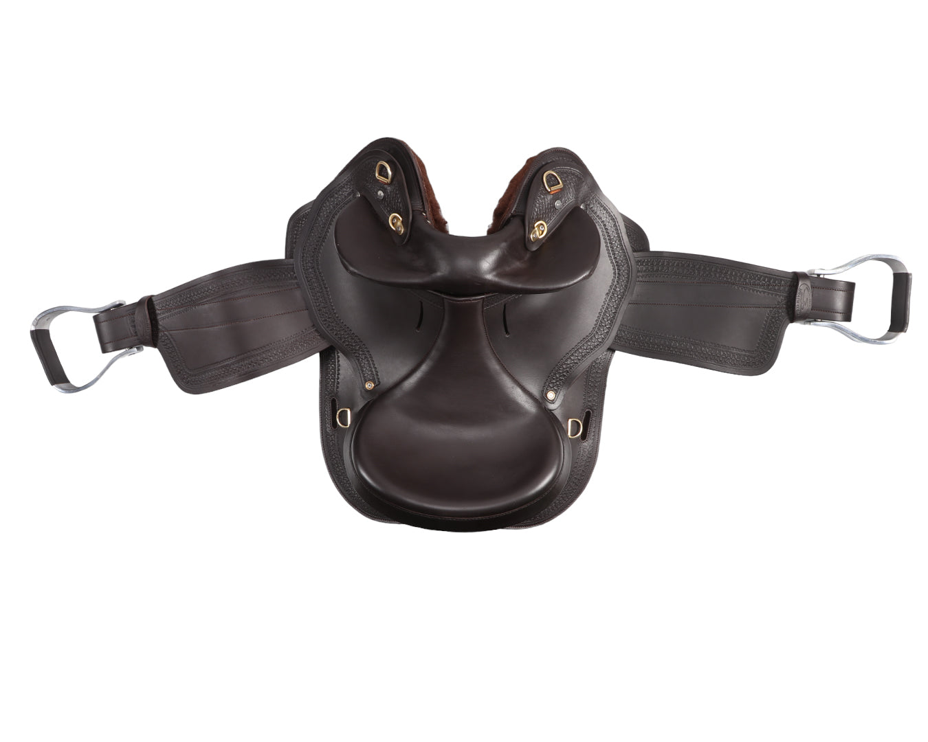 Ord River Swinging Fender Tooled Saddle with Adjustable Gullet