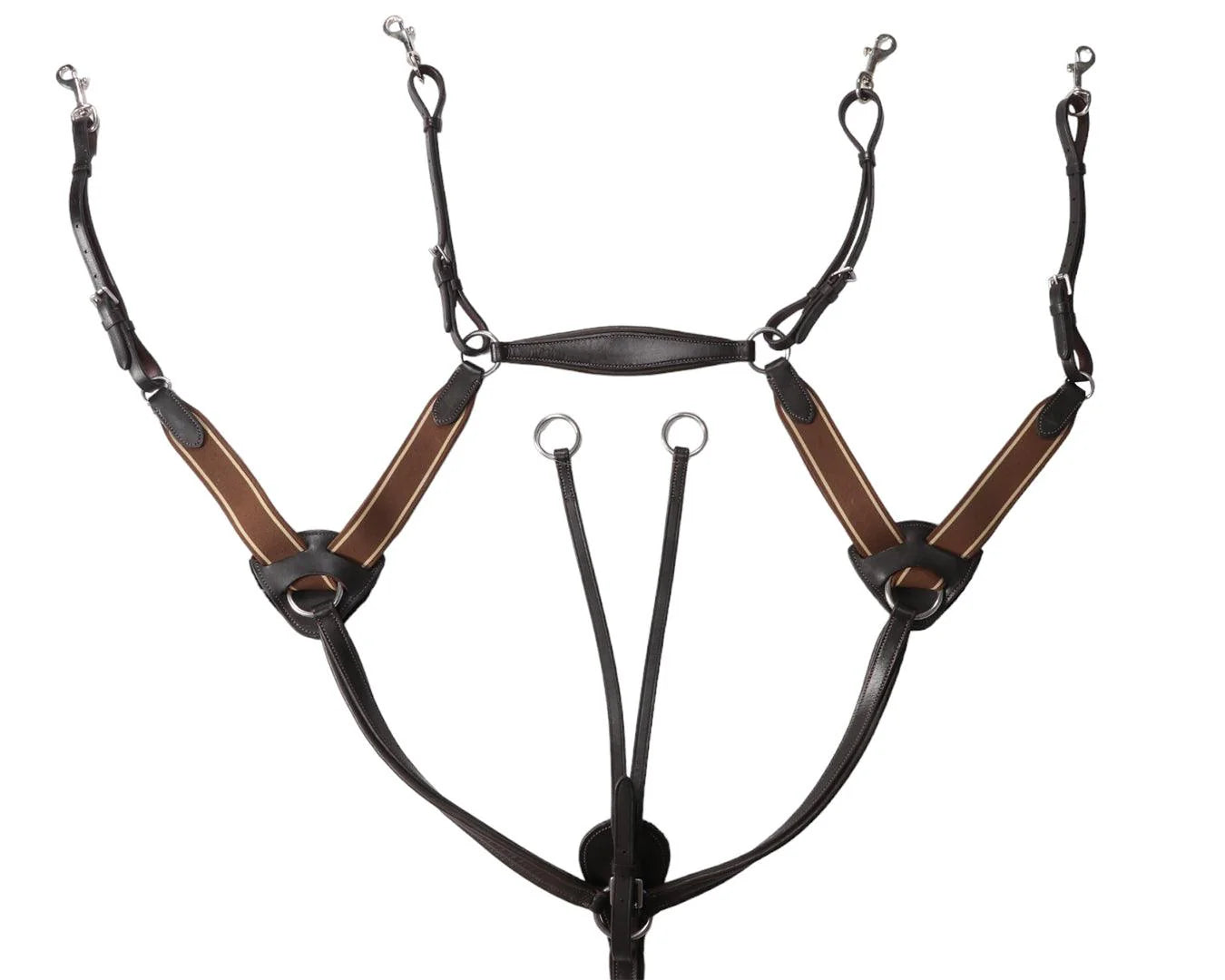 Jeremy & Lord 5 Point Elastic Breastplate