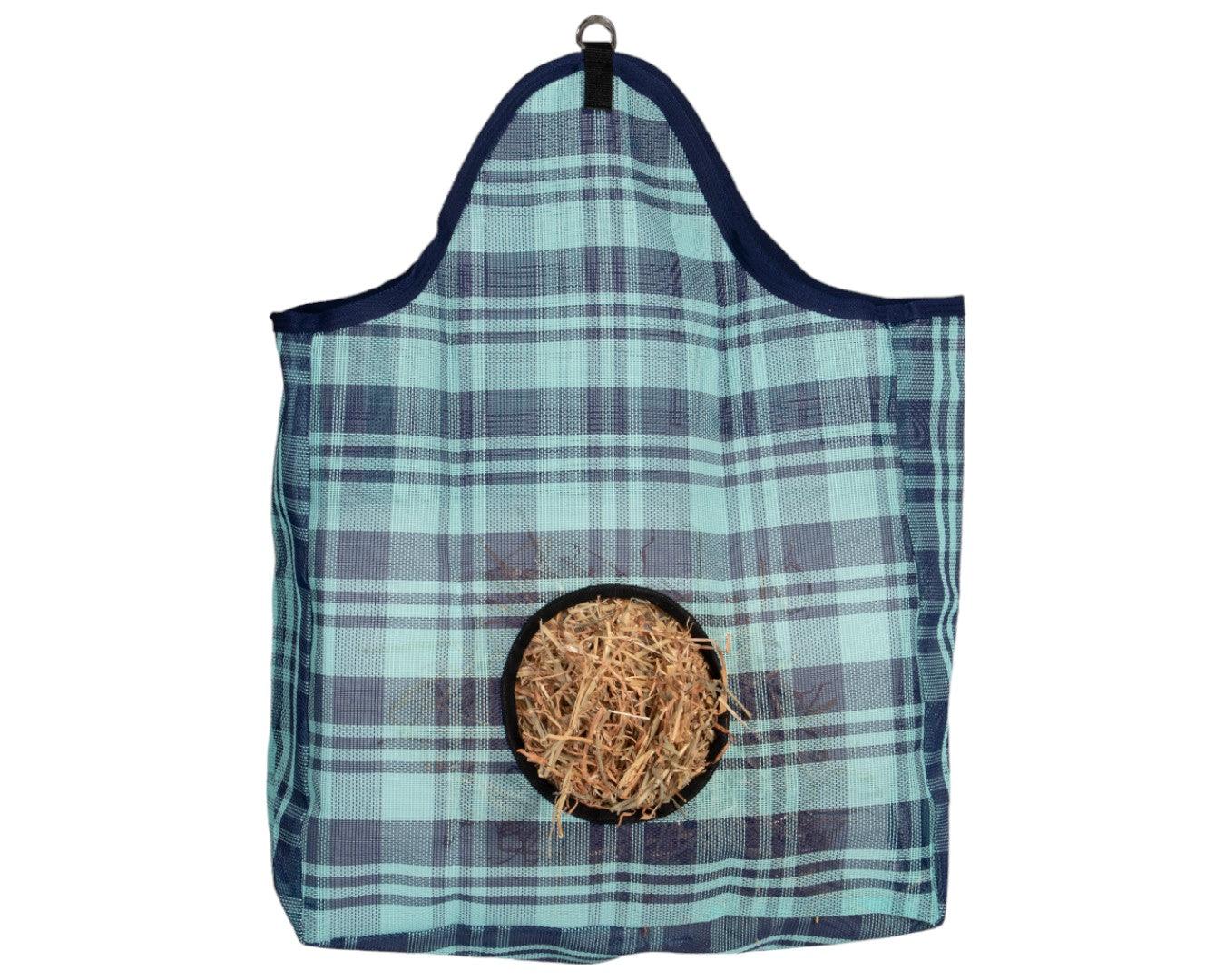 PVC Mesh Hay Bag Turquoise
