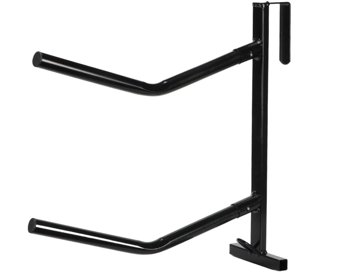 Two Prong Saddle Rack Black