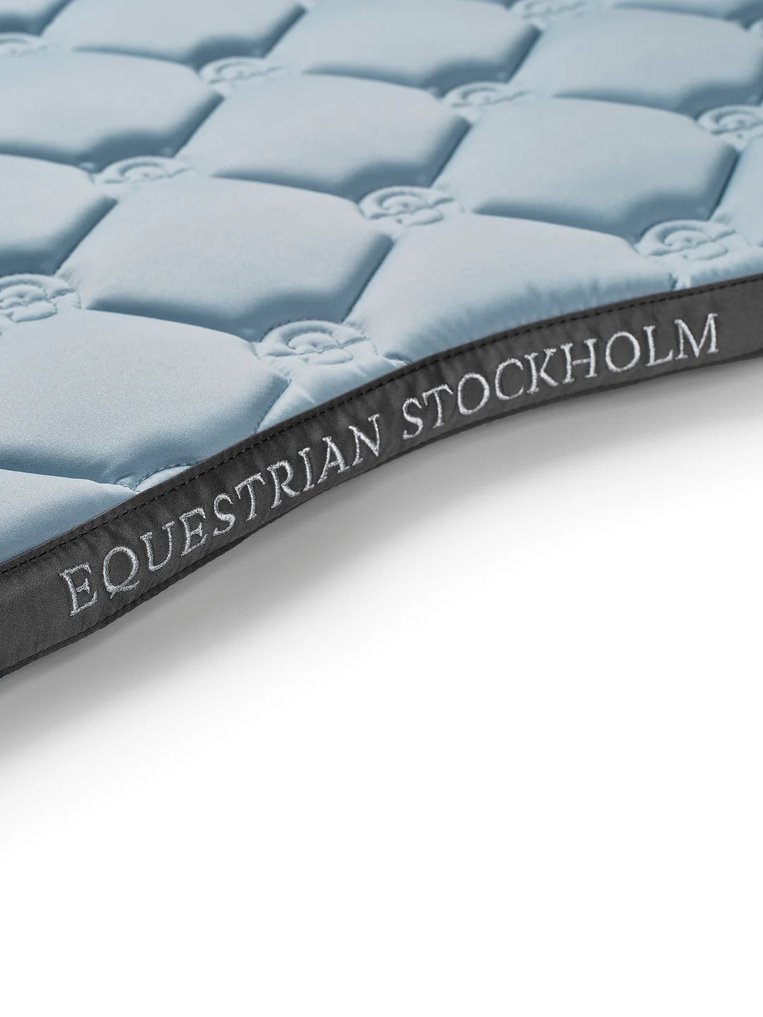 Equestrian Stockholm Jump Saddle Pad Ice Blue Pearl