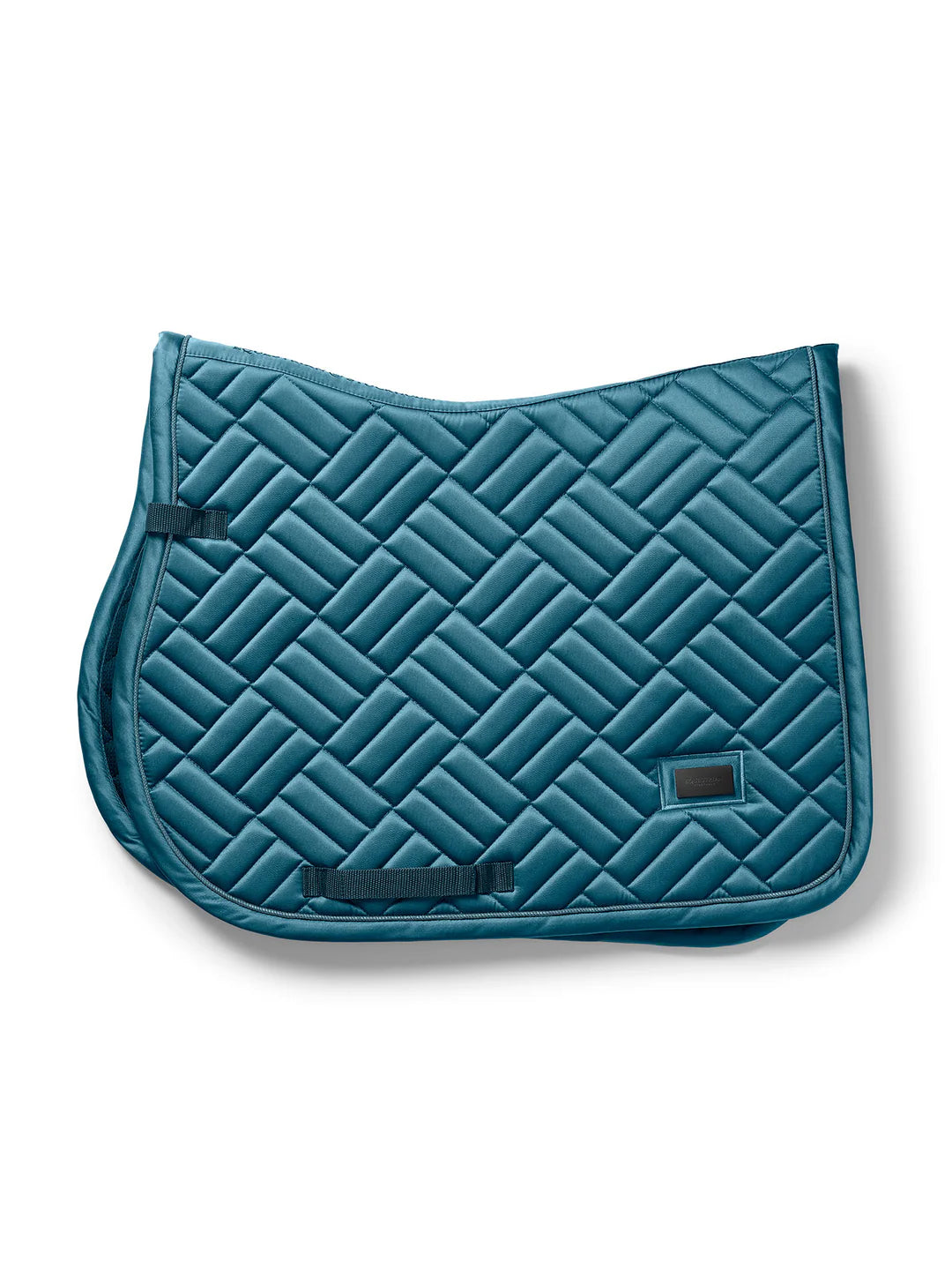 Equestrian Stockholm Jump Saddle Pad Modern Teal Blue