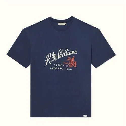 RM Williams Scotts Head T-Shirt Dark Navy