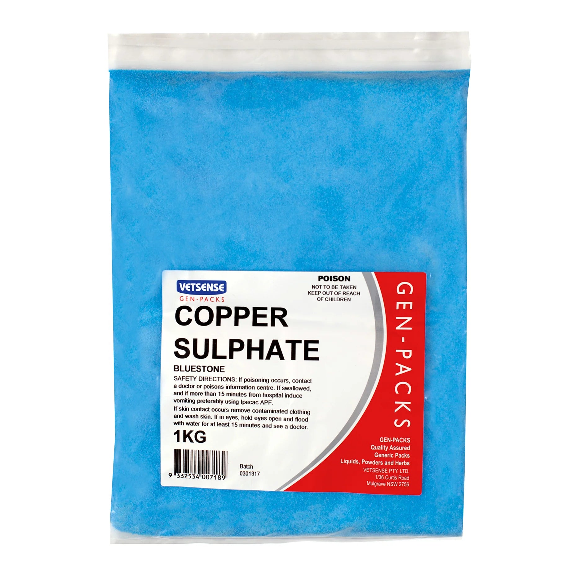 Gen-Packs Copper Sulphate 1kg