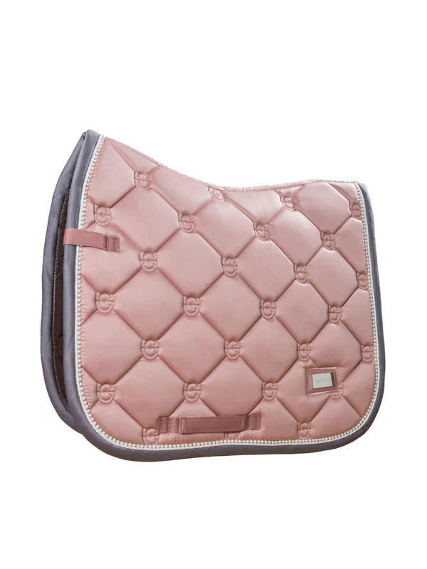 Equestrian Stockholm Dressage Saddle Pad Pink Pearl