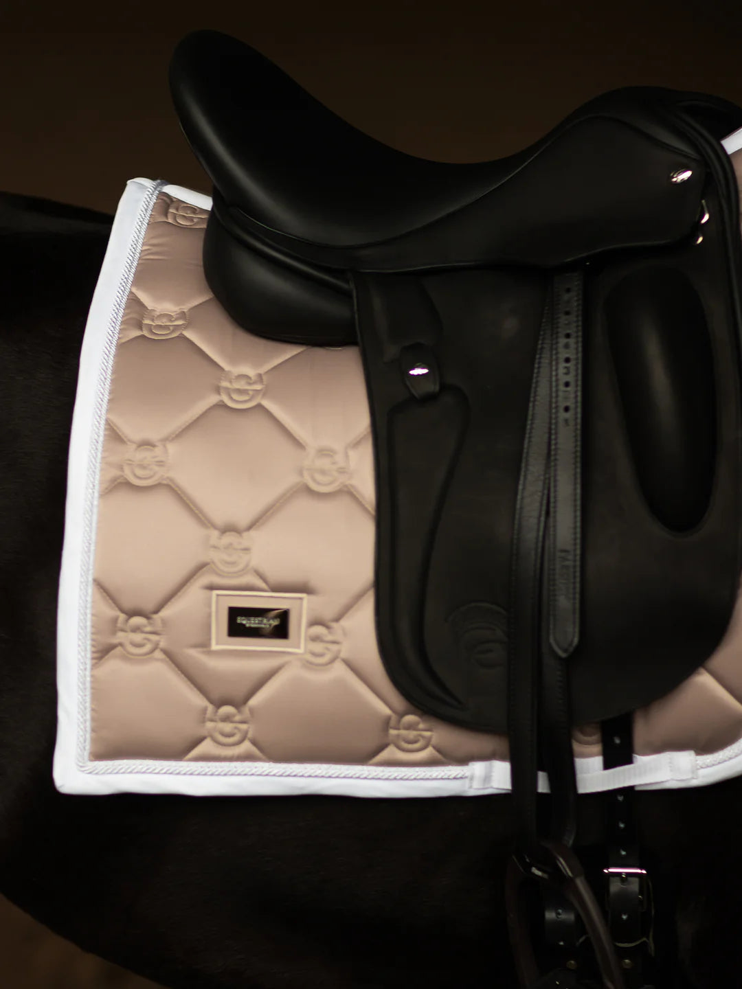 Equestrian Stockholm Dressage Saddle Pad Sand