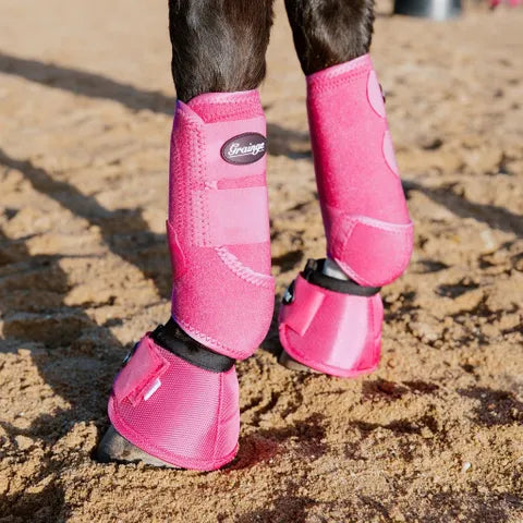 Grainge Sport Horse Boots Black SMALL