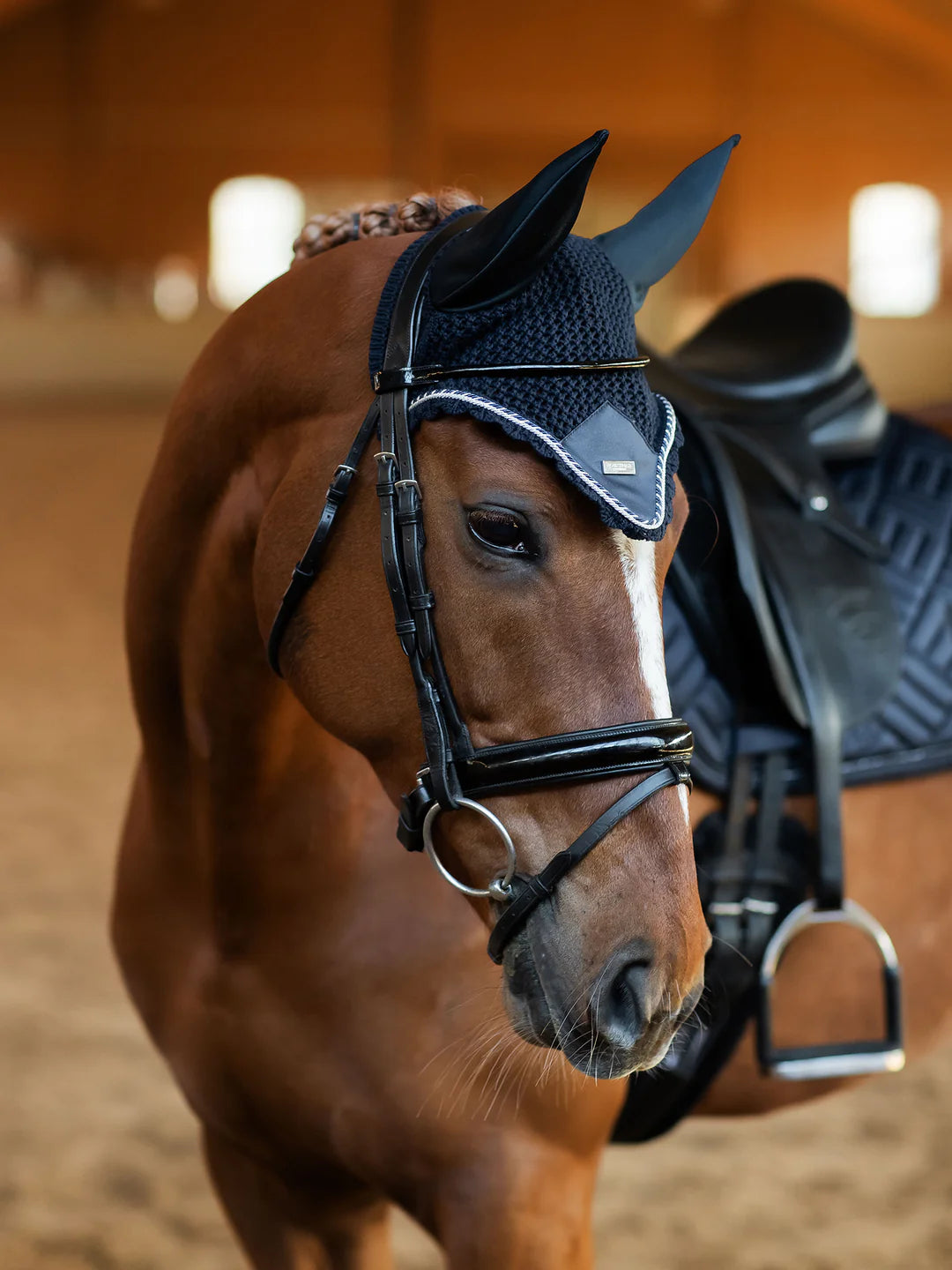 Equestrian Stockholm Fly Hood Midnight Blue