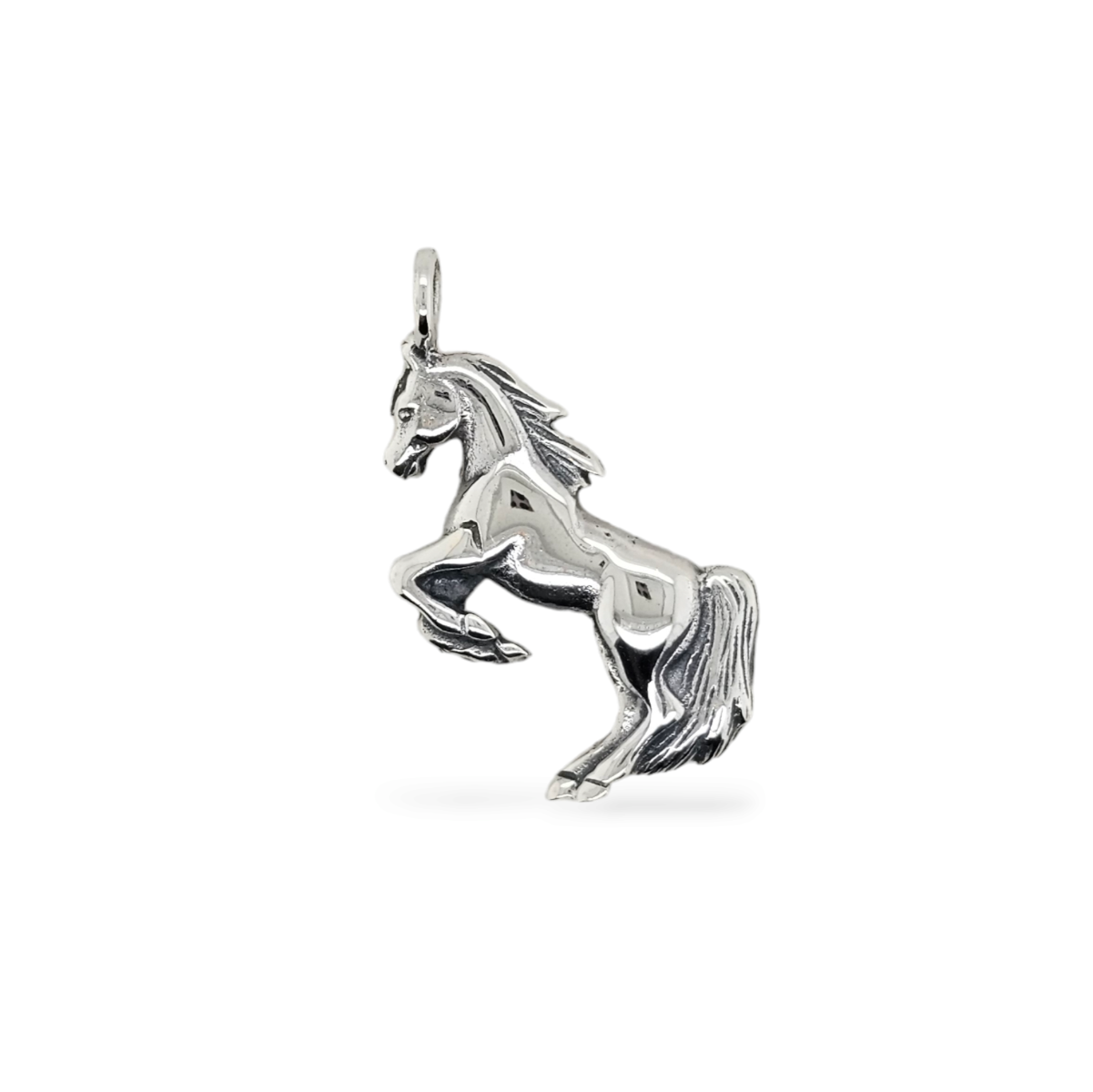 Mountain Creek Jewellery Sterling Silver Prancing Horse Pendant
