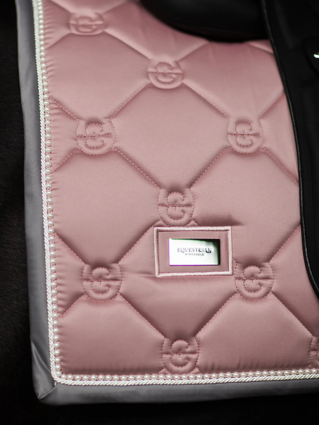Equestrian Stockholm Dressage Saddle Pad Pink Pearl