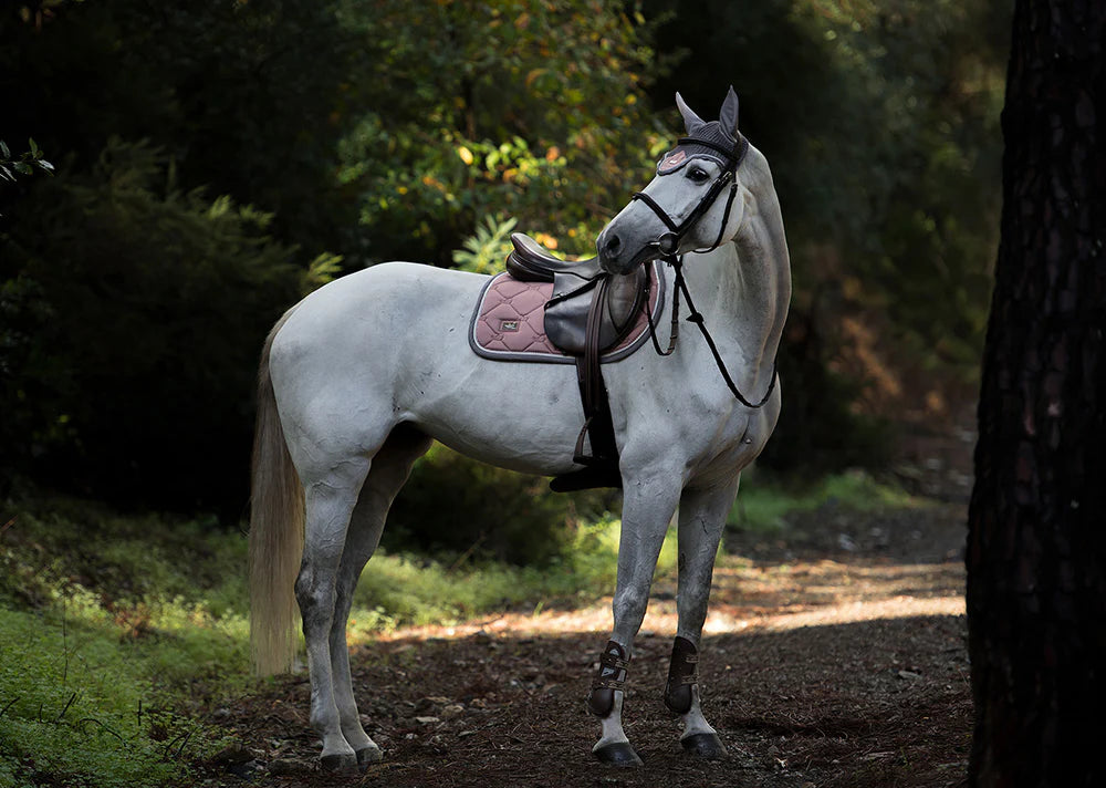 Equestrian Stockholm Fly Hood Dusty Pink