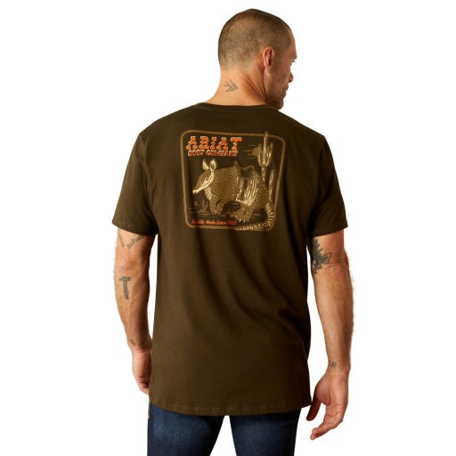ARIAT ARMADILLO ON A HALF SHELL T -SHIRT