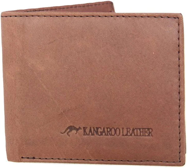 Barmah Single Fold Kangaroo Wallet Hickory