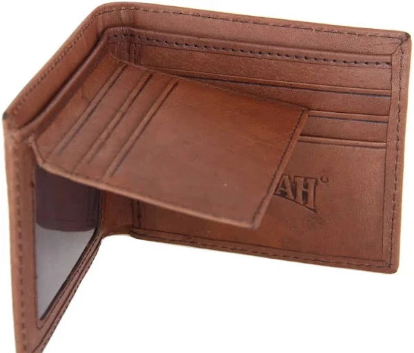 Barmah Single Fold Kangaroo Wallet Hickory