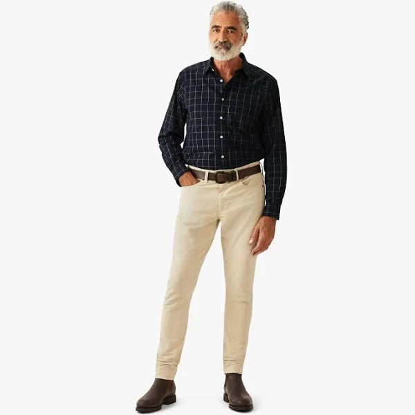 RM Williams Collins Shirt Navy/White/Red