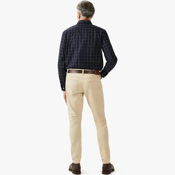 RM Williams Collins Shirt Navy/White/Red