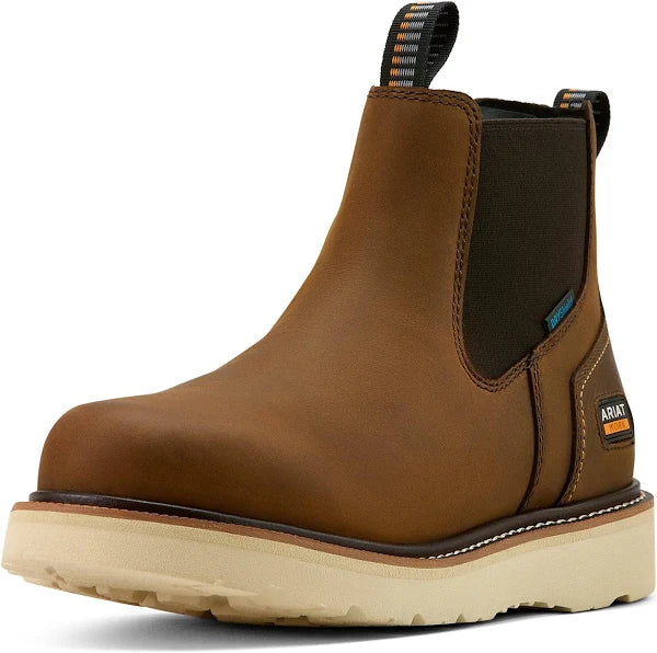 Men's Rebar Wedge Chelsea Waterproof Work Boot