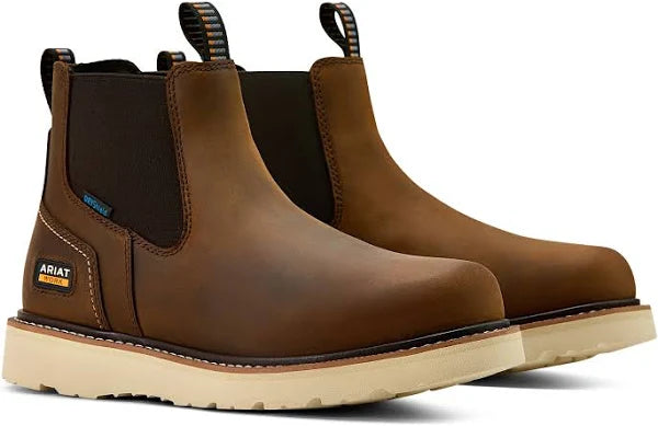 Men's Rebar Wedge Chelsea Waterproof Work Boot