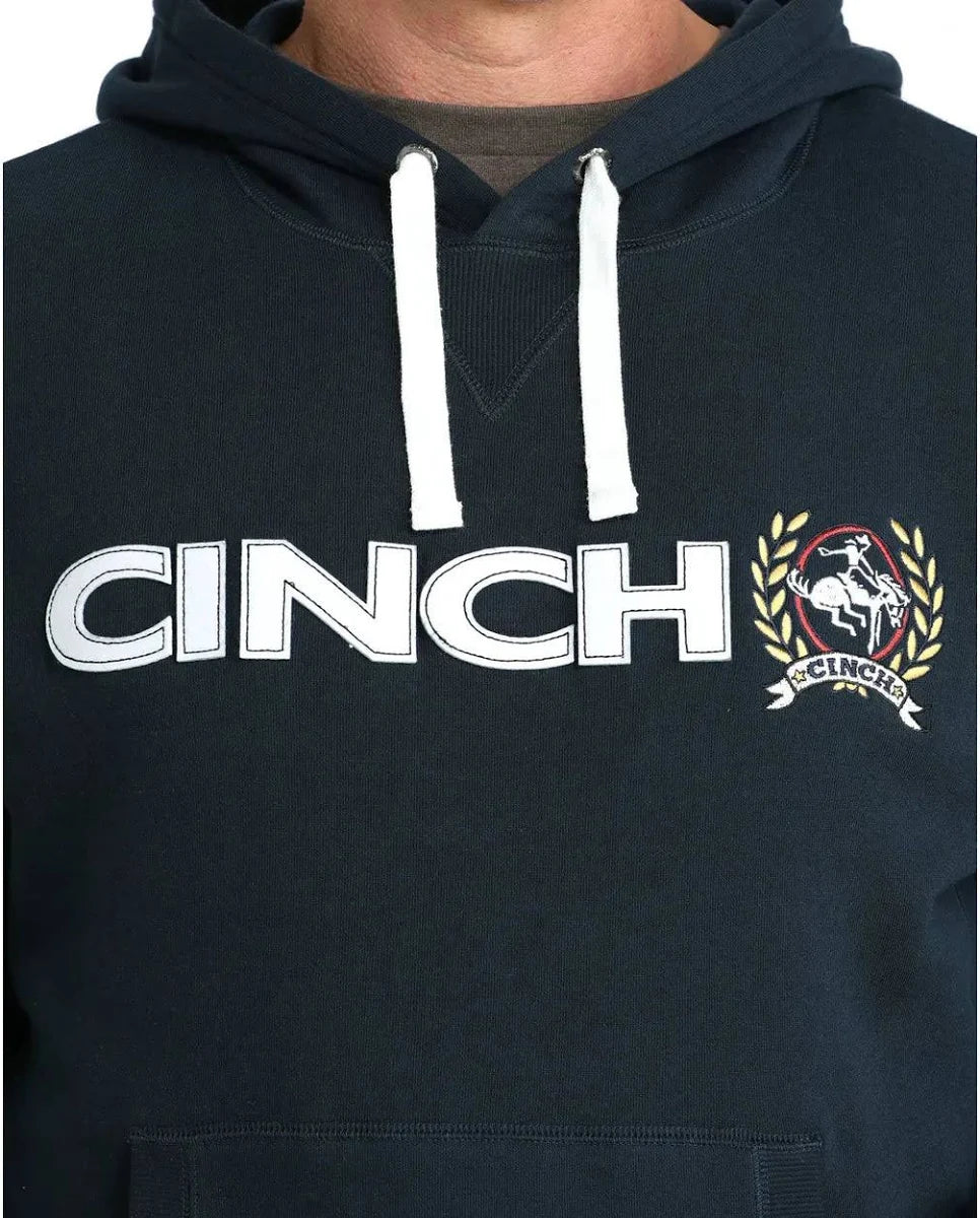 Cinch Men's Logo Hoodie Navy
