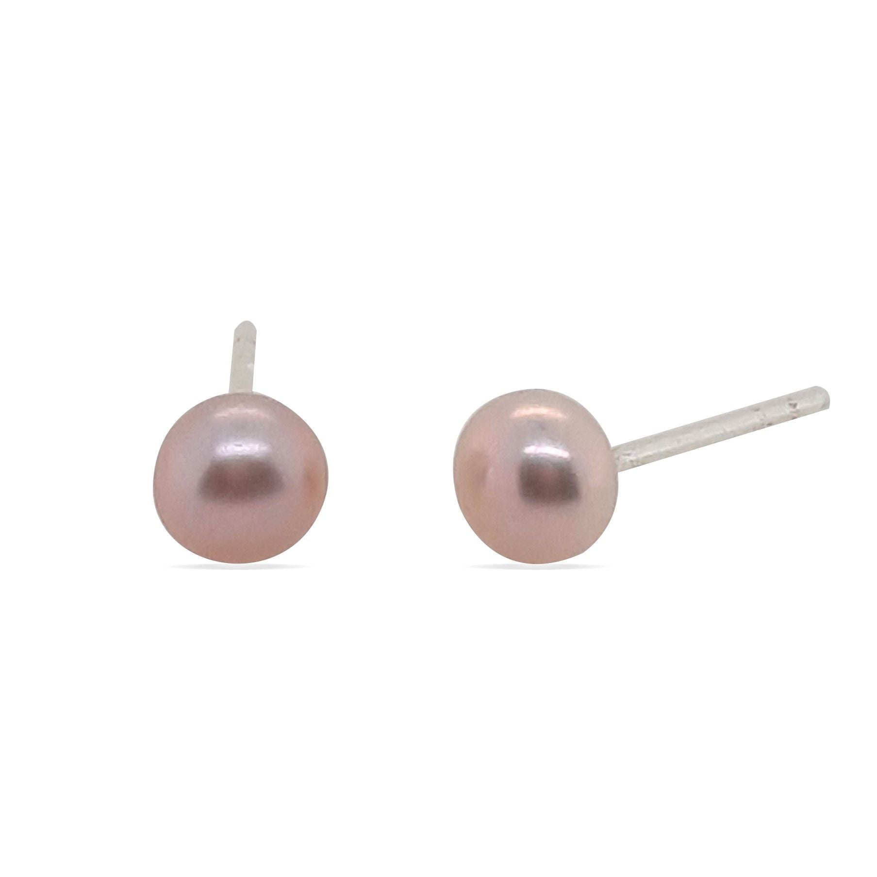 Mountain Creek Jewellery Freshwater Pink  Pearl Stud Earrings
