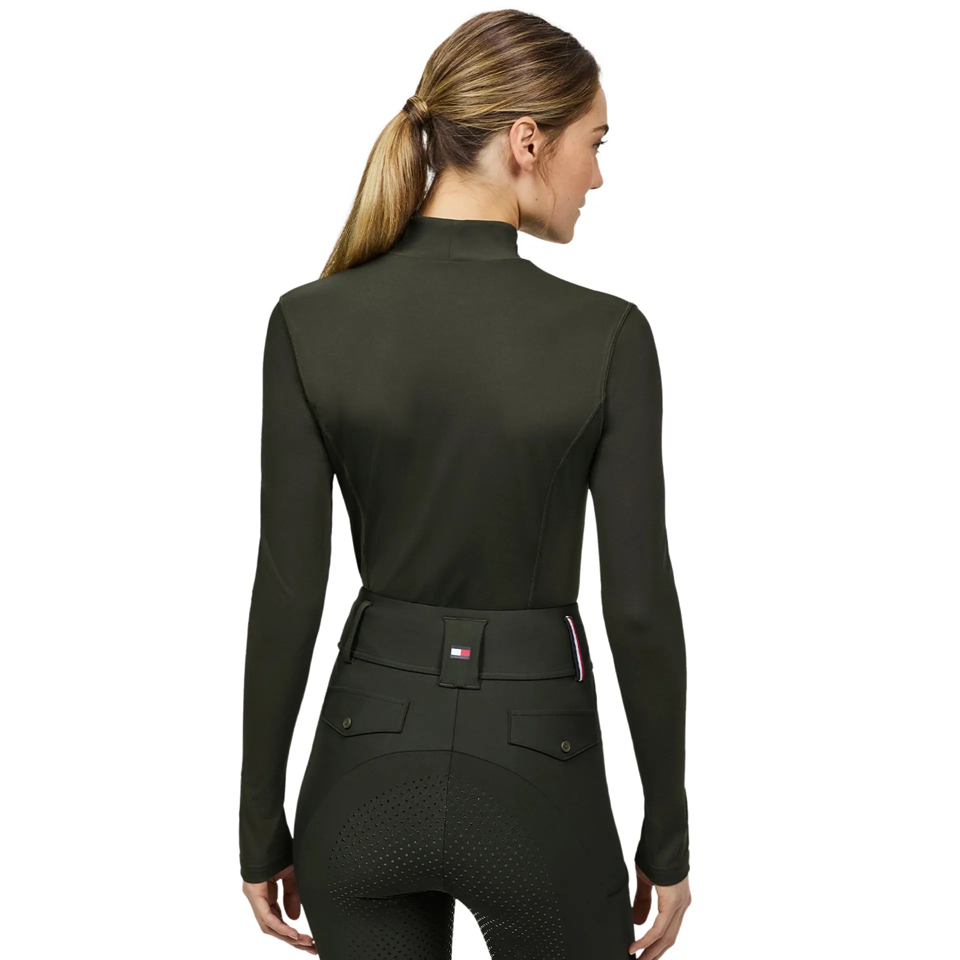 Tommy Hilfiger Ava High Neck Base Layer Pine