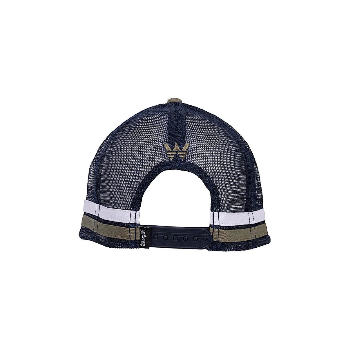 Wrangler Mens Joel High Profile Trucker Cap Tan/Dark Tan OSFM